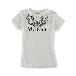 HLZBLZ Womens The Vulgar Tee Graphic T-Shirt, White, Large, NWT